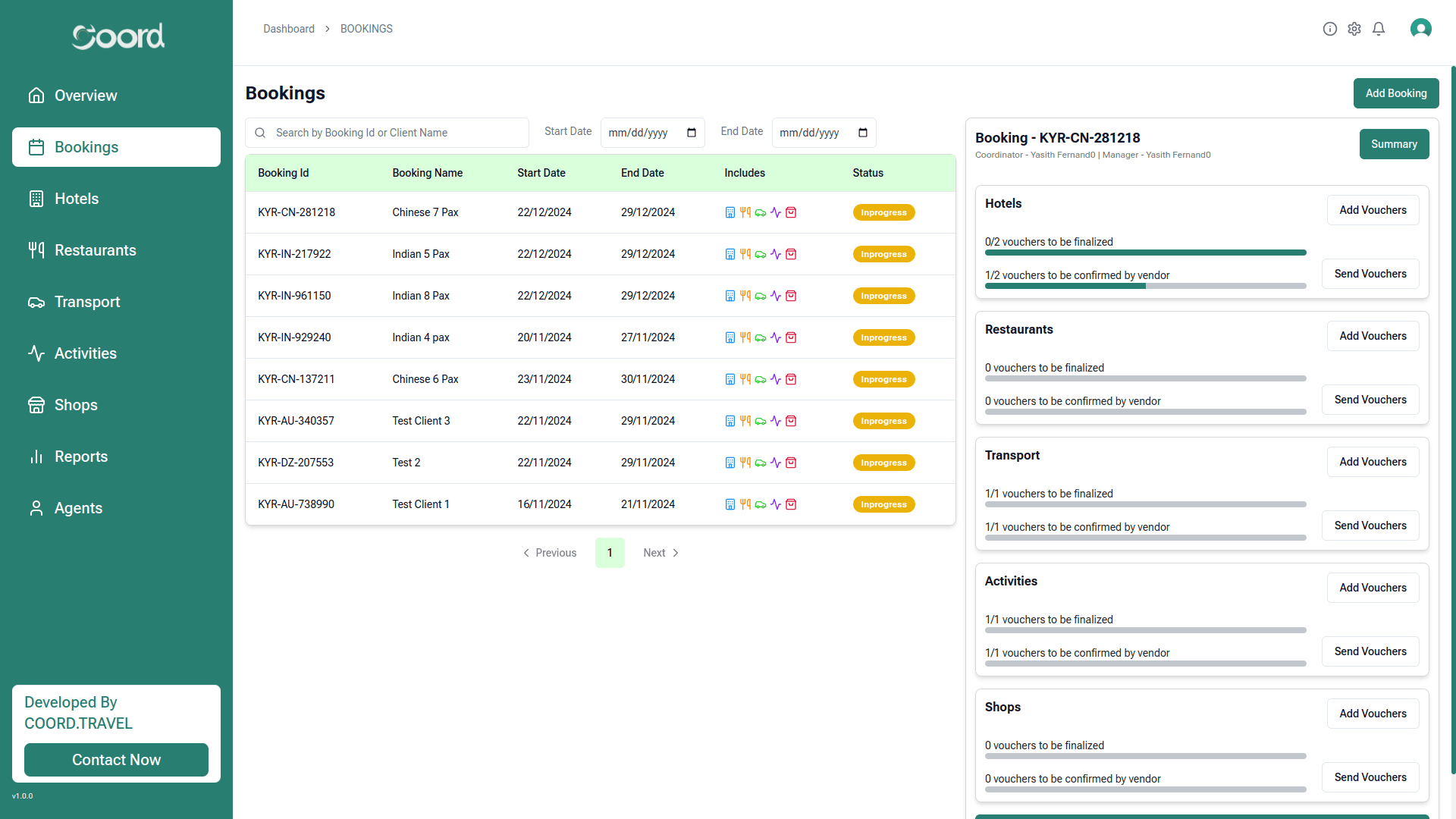 Dashboard preview